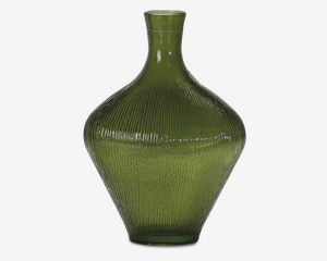 Vase grøn H. 27 cm