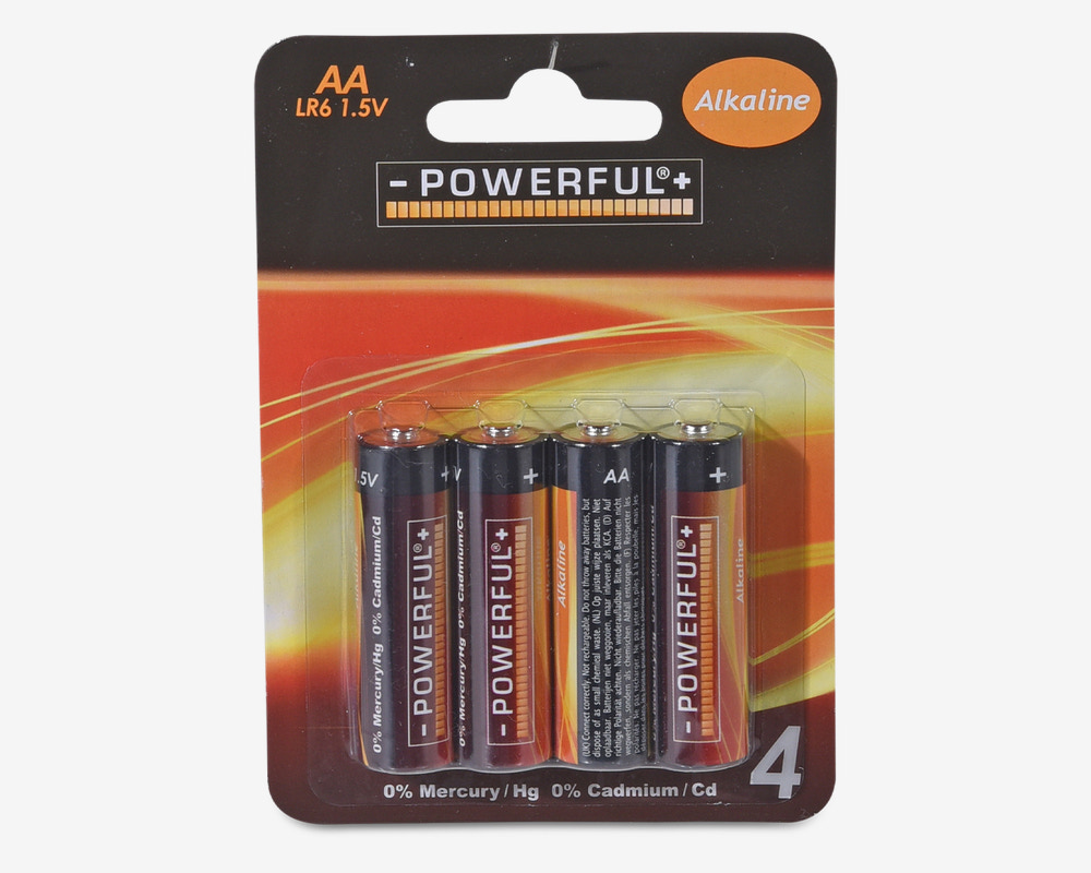 Alkaline Batteri AA 4 Stk. 