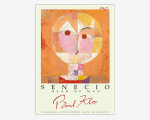 Plakat Senecio - Paul Klee 