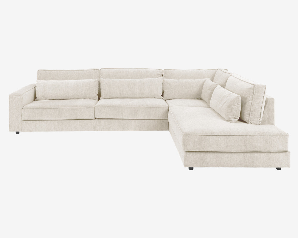 Sofa m/Open End Højre Beige