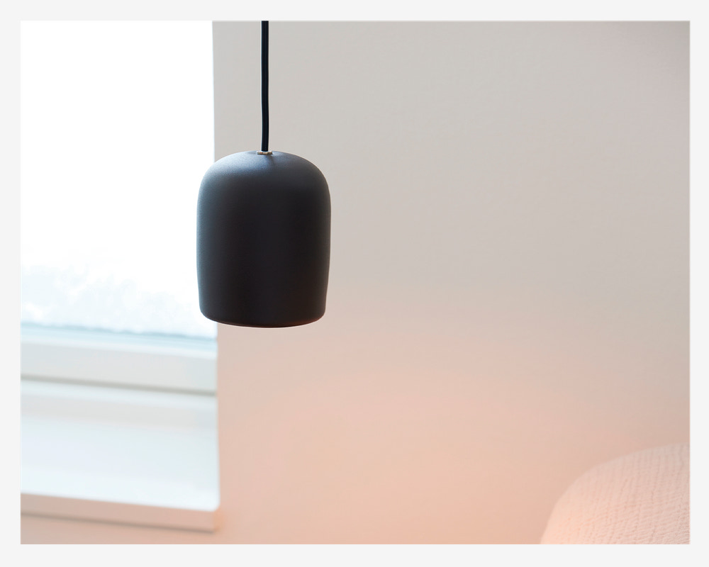 Loftlampe Notti Ø.10 cm Sort 