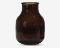 Vase brun H. 37 cm