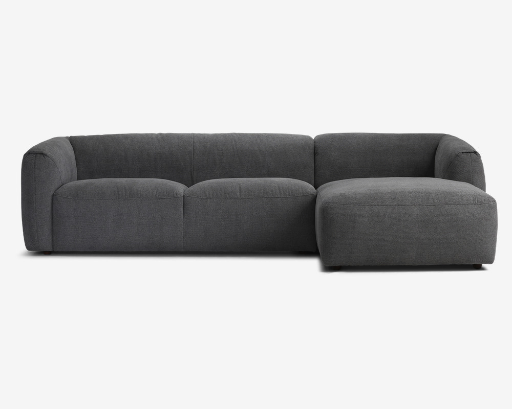 Sofa M/Chaiselong Violino Højre Grå