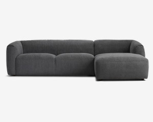 Sofa M/Chaiselong Violino Højre Grå