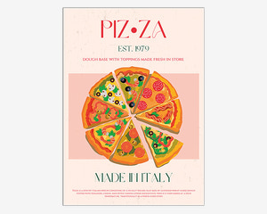 Plakat Pizza 