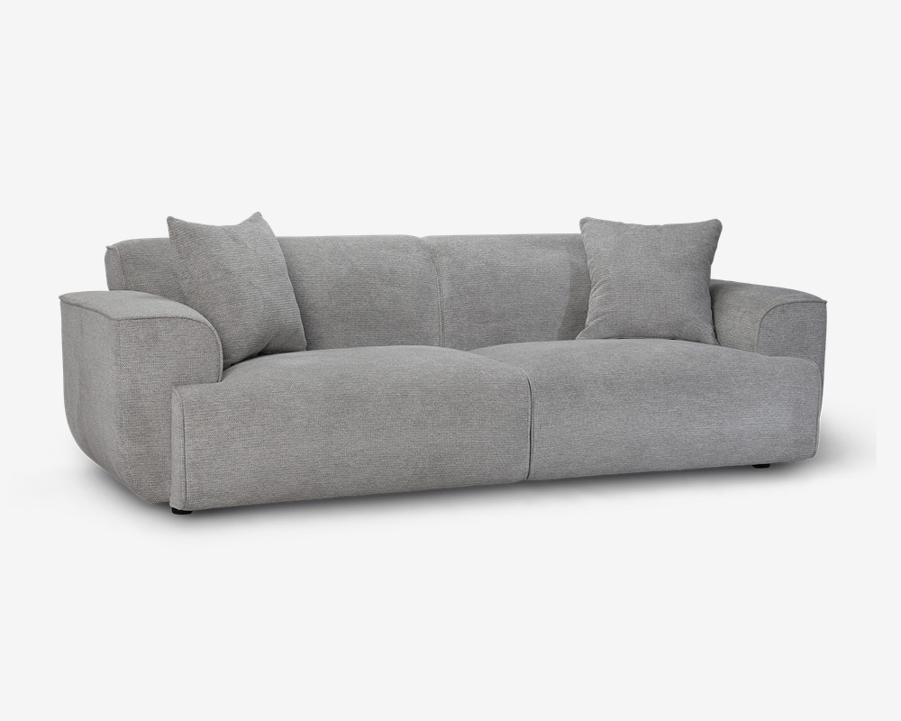 Sofa 3 Pers. Grå/Beige 