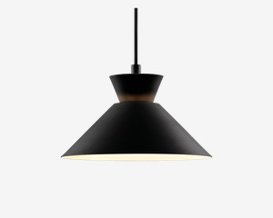 Loftlampe Dial Sort Ø.25 cm 