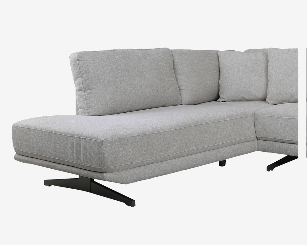 Sofa m. Åben Afslutning Beige Venstrevendt