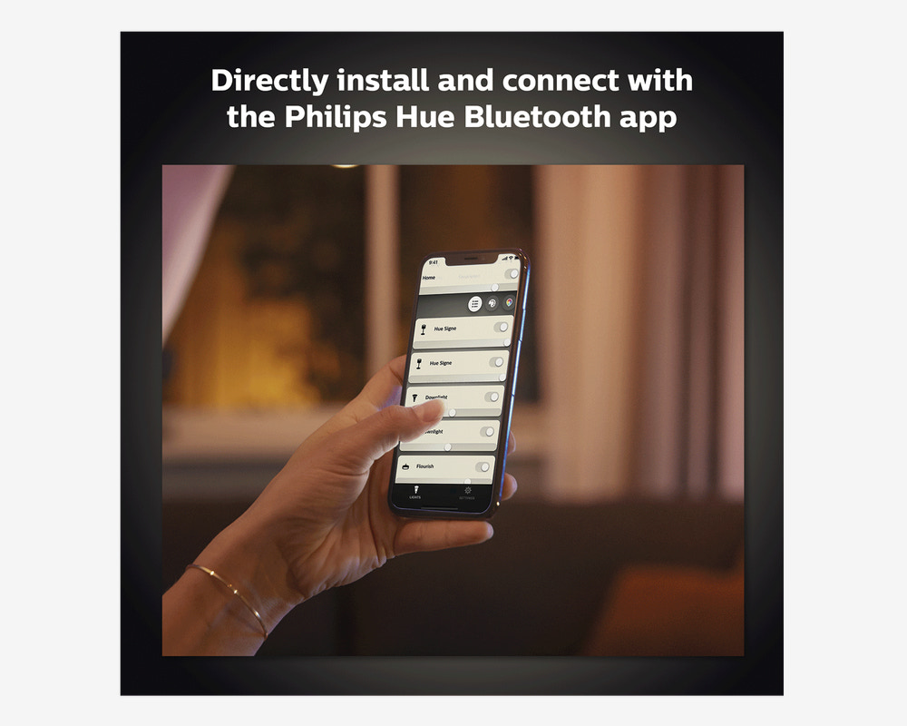 Philips Hue Pære Krone Standard