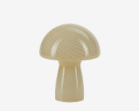 Bordlampe Mushroom Gul H.23 cm 