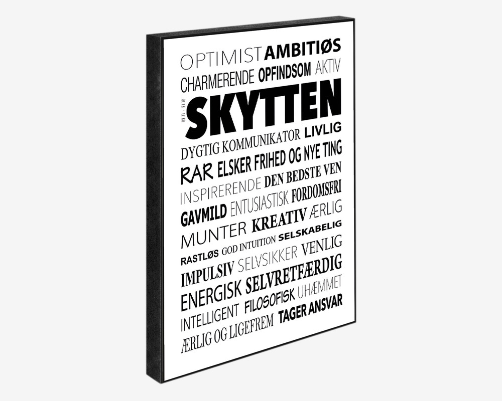 Klods Skytten 15x21 cm