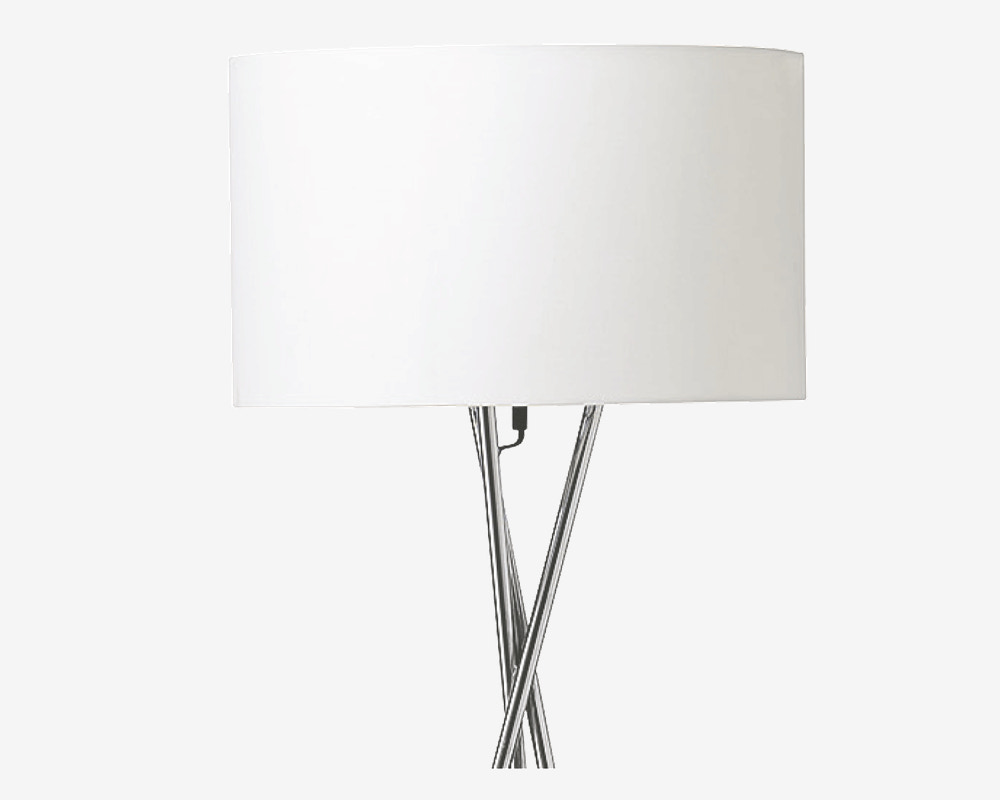 Gulvlampe Uptown Krom/Hvid H.157 cm