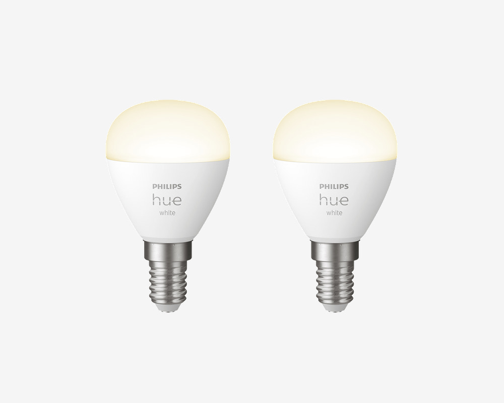 Philips Hue Pære Krone Standard 2-pak