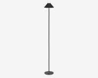 Gulvlampe Hygge sort H. 134 cm