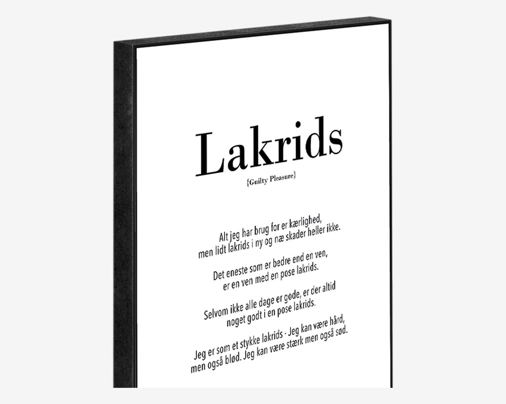 Klods Lakrids 15x21 cm