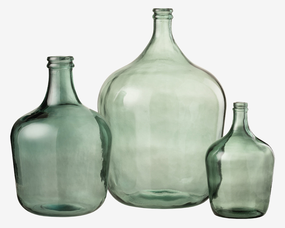 Gulvvase Carafe Large Grøn H. 56 cm 