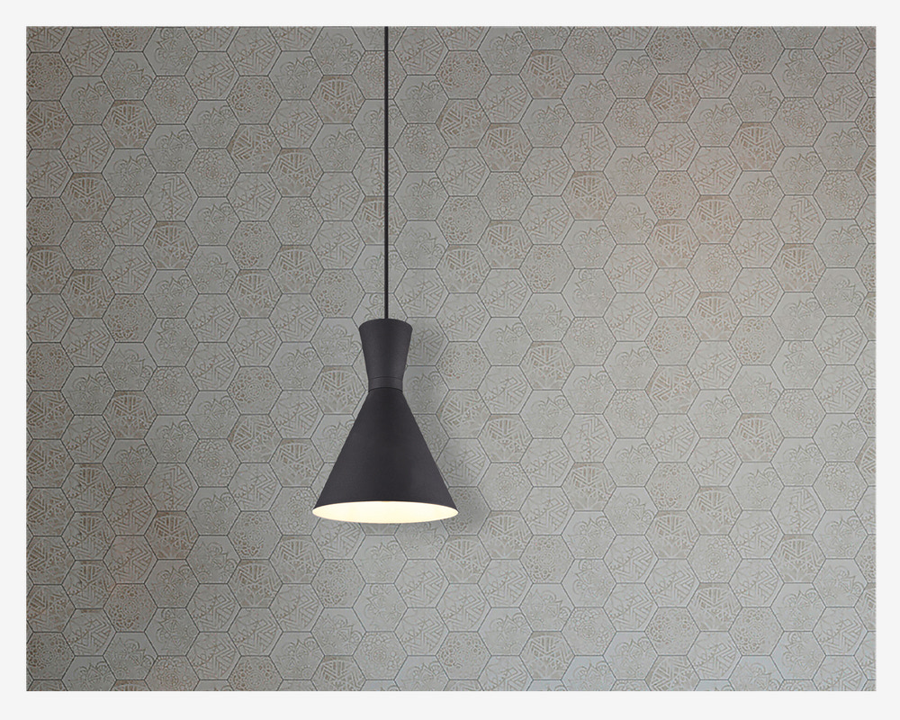 Loftlampe Enzo Sort Ø.20 cm 