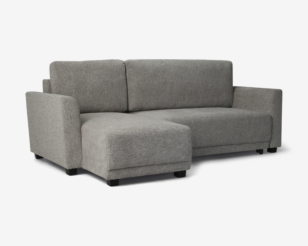 Sovesofa m/Chaiselong Beige