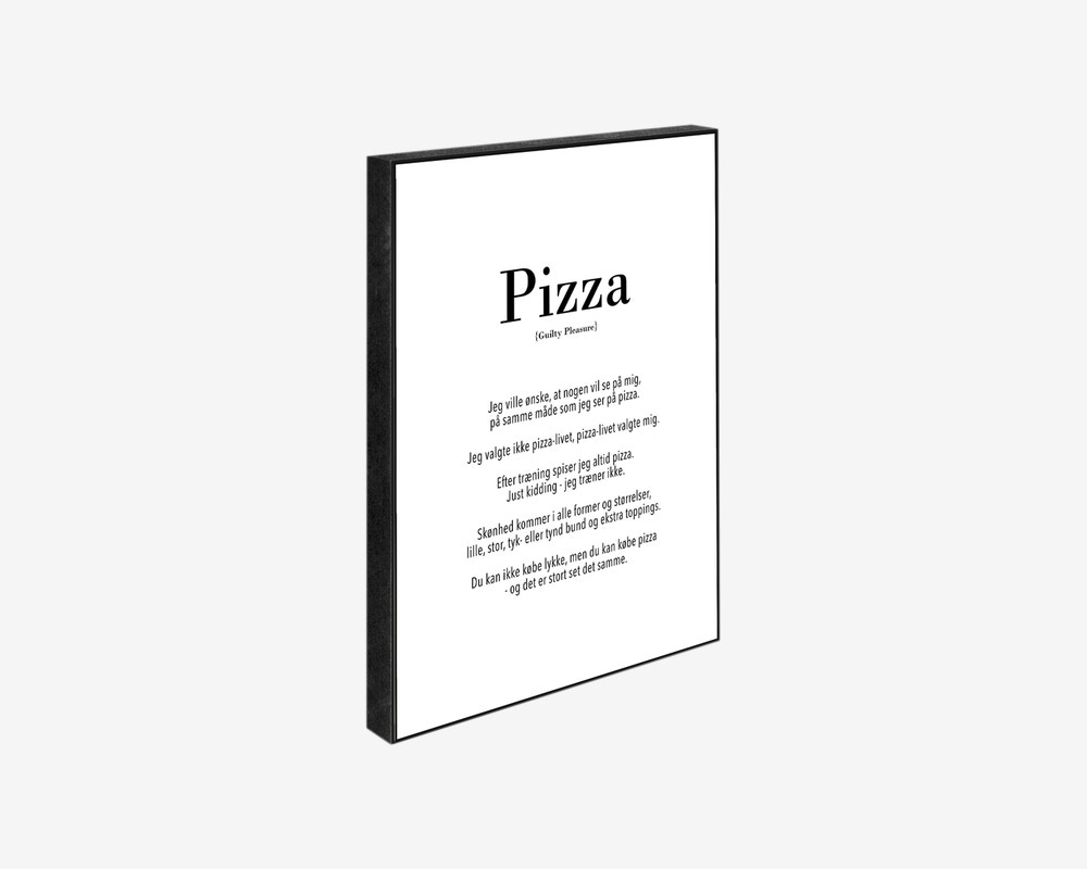 Klods Pizza 15x21 cm