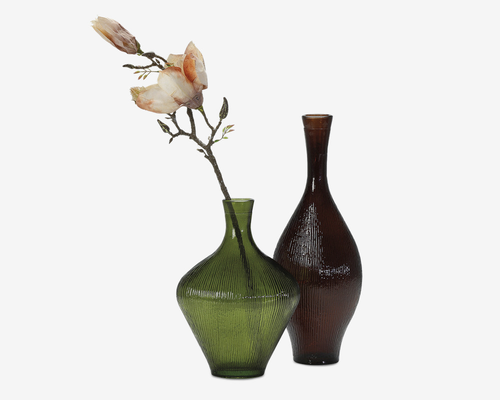 Vase brun H. 40 cm