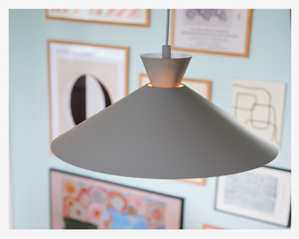 Loftlampe Dial Grå Ø.45 cm 