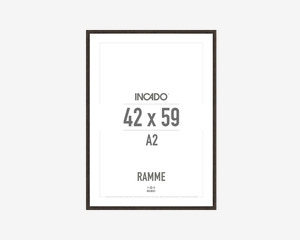 Ramme Røget Eg Slim 42 x 59,4 cm 