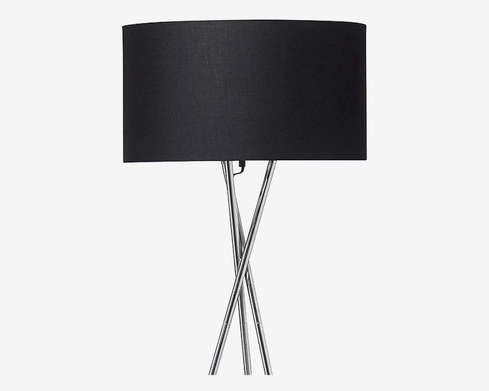 Gulvlampe Uptown Krom/Sort H.157 cm