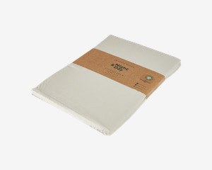 Kuvertlagen Percale Sand 90x200 cm 