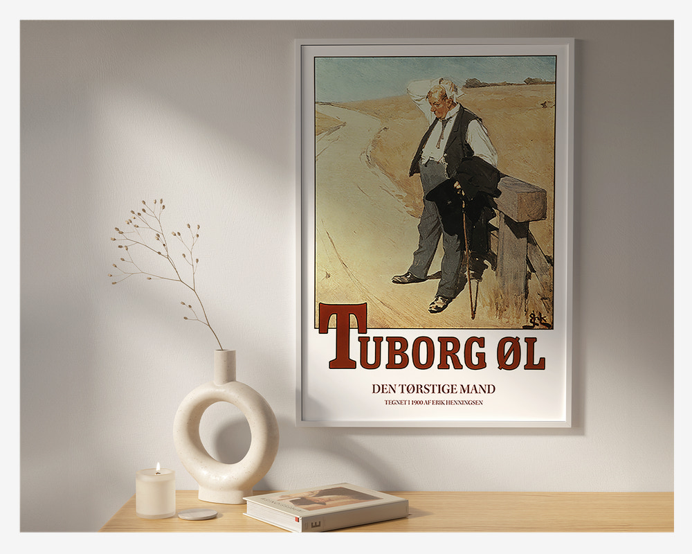 Plakat Tuborg Manden 