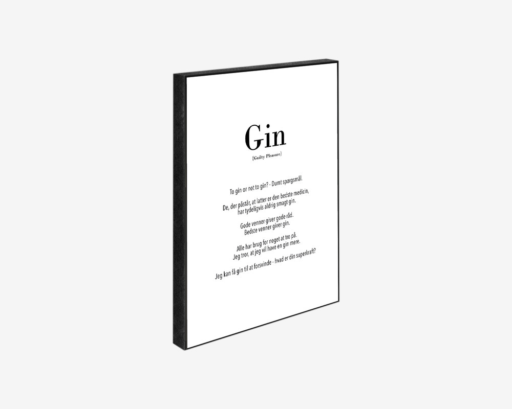 Klods Gin 15x21 cm