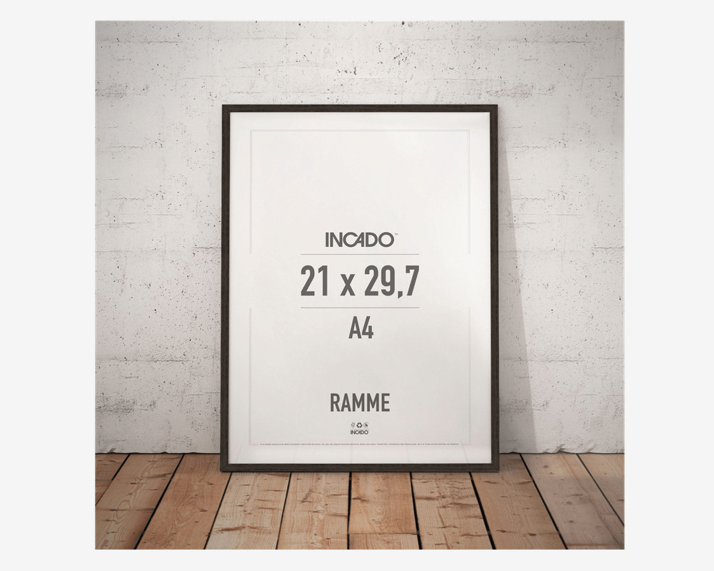 Ramme Røget Eg Slim 21 x 29,7 cm