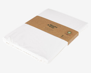 Boxlagen Percale Hvid 180x200 cm