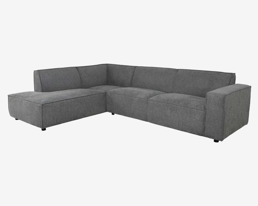 Sofa m/Open End Venstrevendt Grå