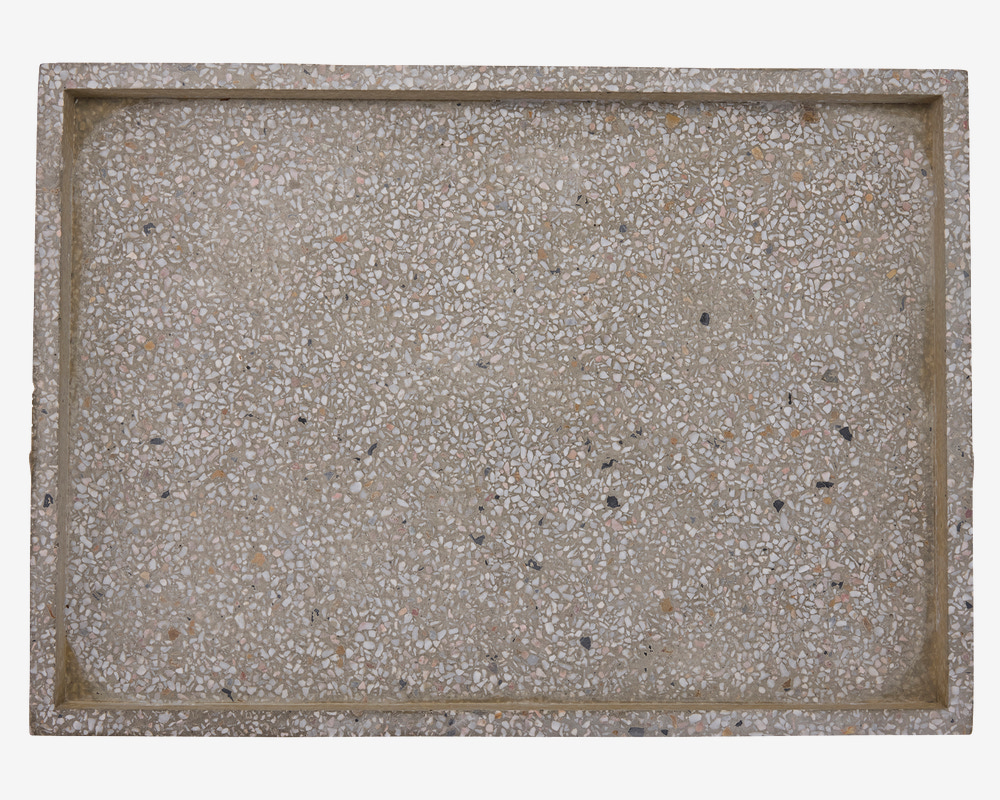 Bakke I Terrazzo 30x42cm Brun