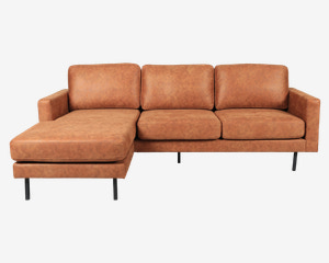 Sofa m/Chaiselong Vendbar