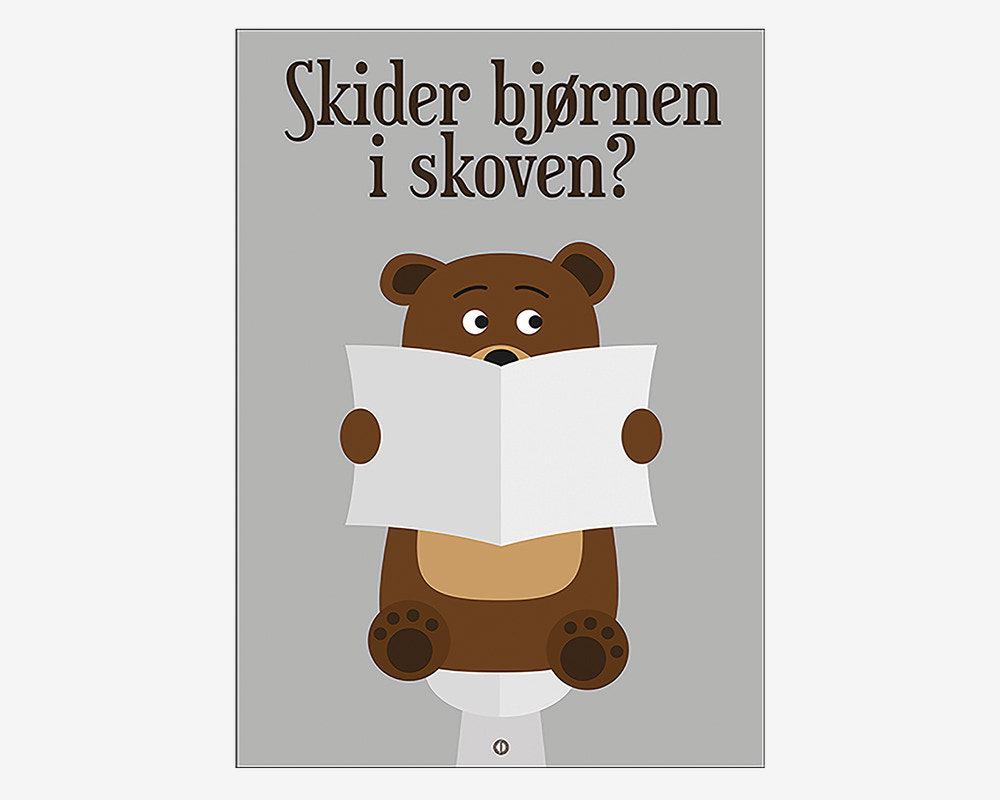 Plakat Skider Bjørnen I Skoven? 