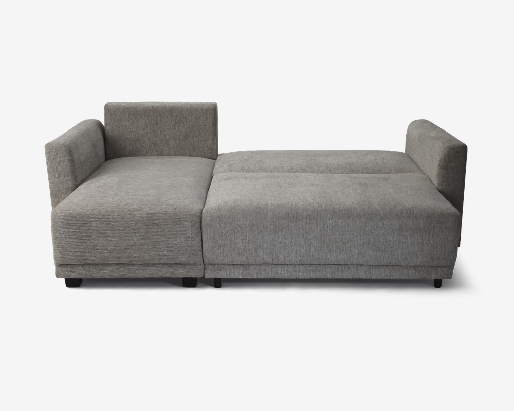 Sovesofa m/Chaiselong Beige