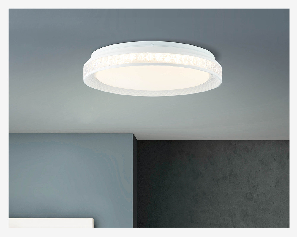 Plafond Burlie LED Hvid Ø.39cm