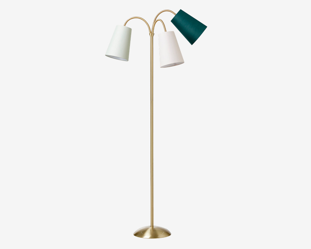 Gulvlampe Salsa Guld H.140 cm 