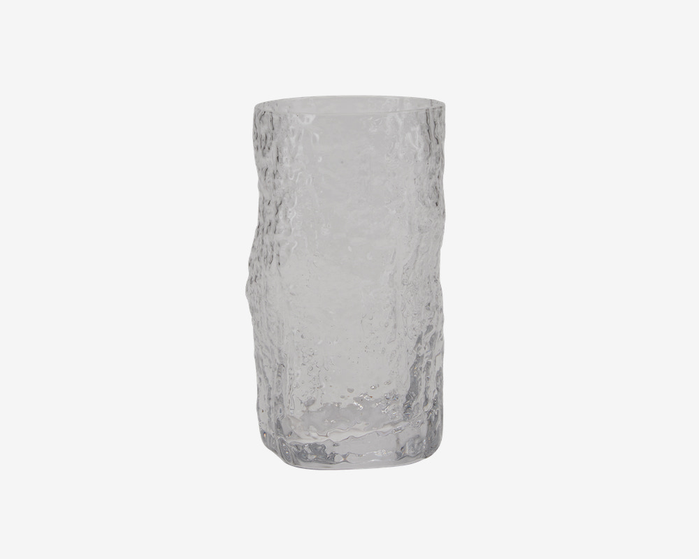 Glas Organisk Form Klar H.13,5 cm 