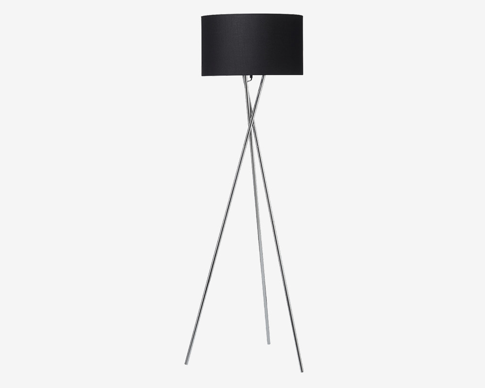 Gulvlampe Uptown Krom/Sort H.157 cm