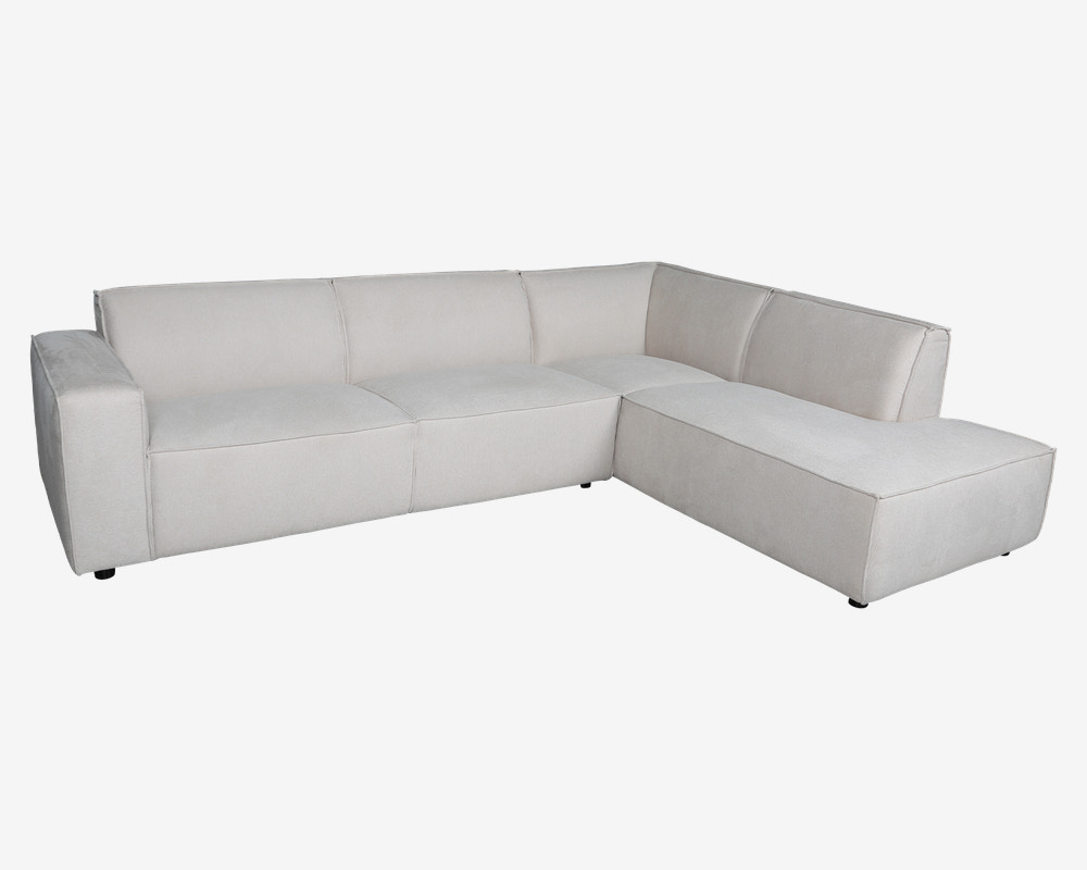 Sofa m/Open End Højrevendt Beige