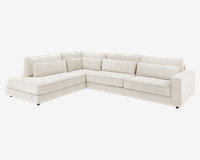 Sofa m/Open End Venstre Beige