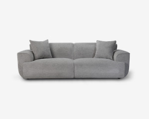 Sofa 3 Pers. Grå/Beige 