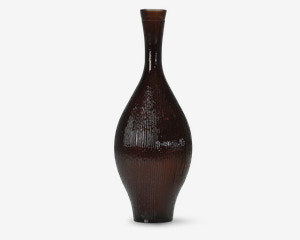 Vase brun H. 40 cm