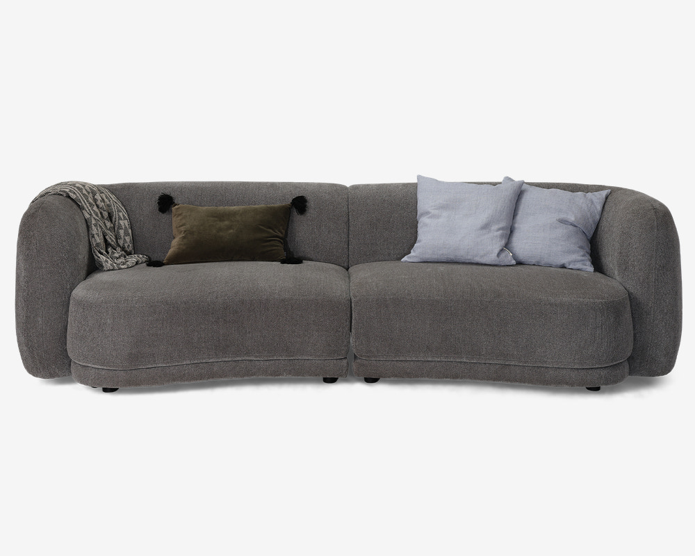 Sofa 4 Pers Grå 