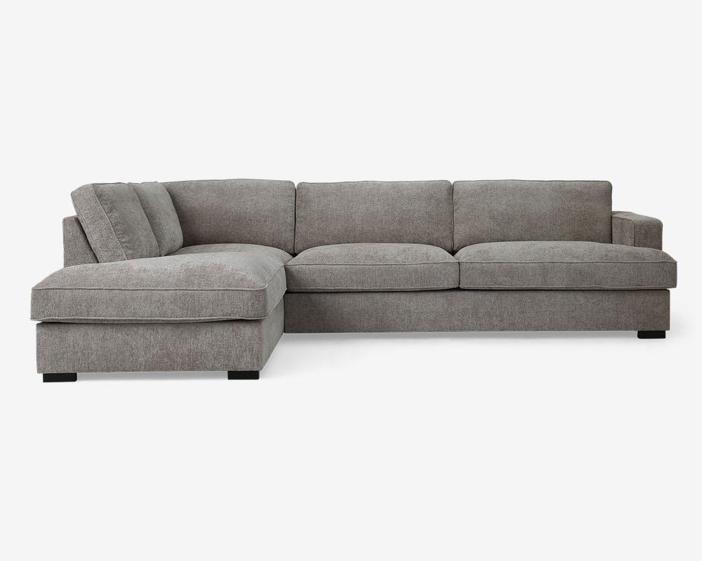 Sofa M/Open End Beige Venstrevendt