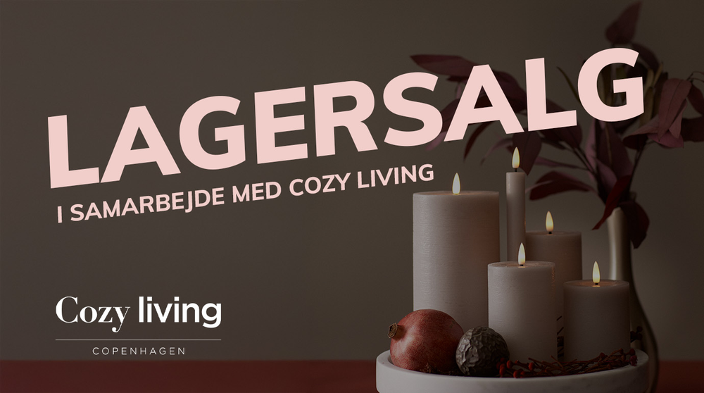 Lagersalg i samarbejde med Cozy Living Copenhagen