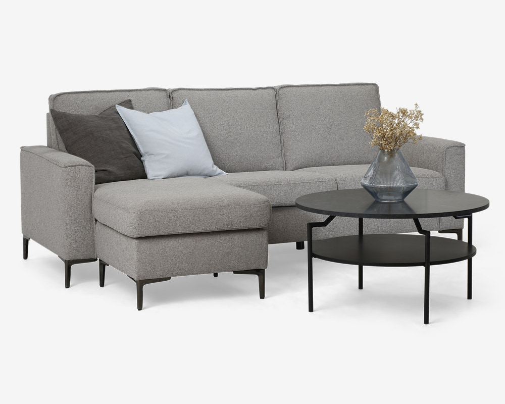 Sofa Med Chaiselong Beige