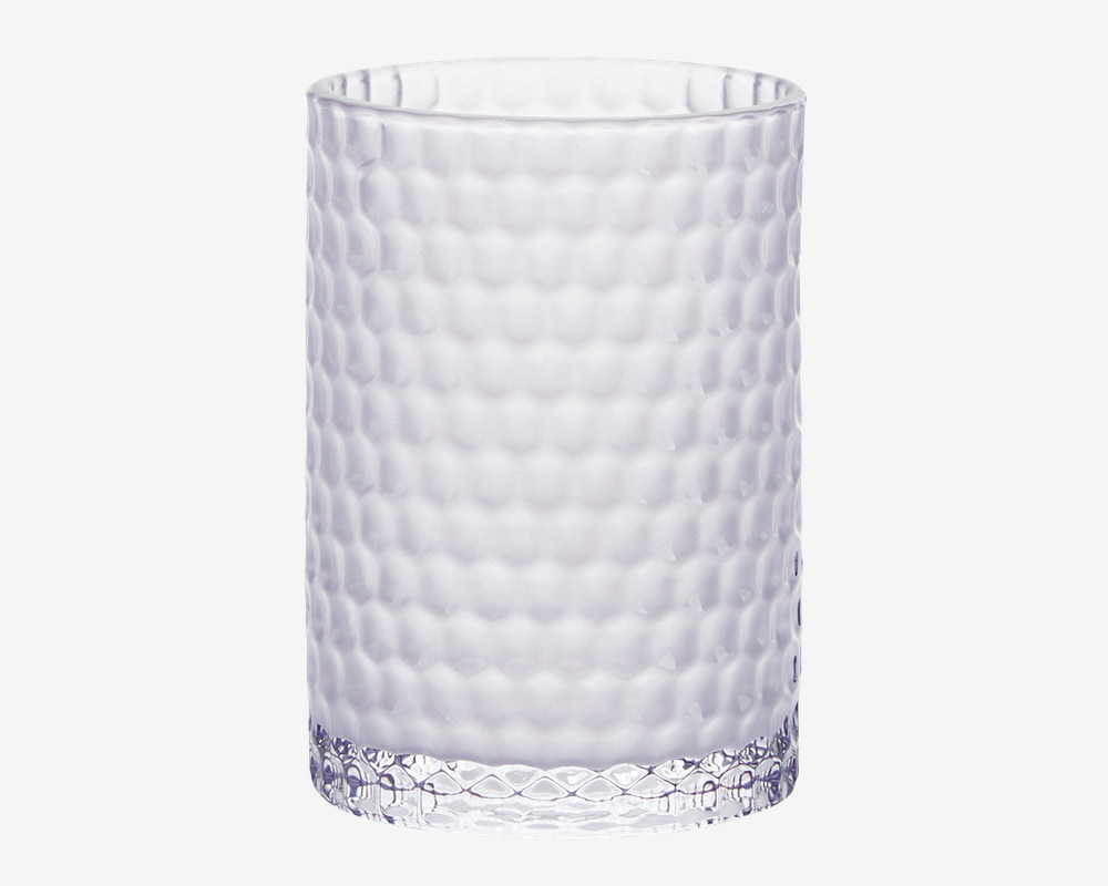 Tandkrus Lilla Glas H.10,5 cm 